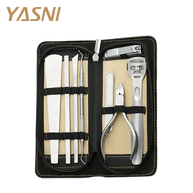 Набор для педикюра 8 шт. нож кутикулы пилка ногтей маникюрный набор машинка