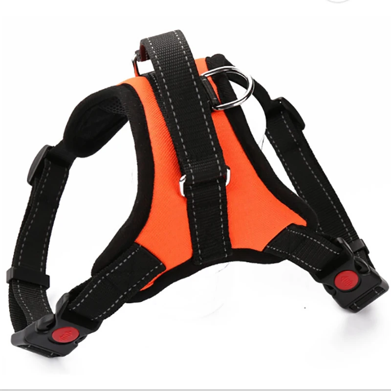 

Reflective Nylon Dog Harness Vest for Large Dog Print Puppy Walking Lead Harness Vest Dog Leads Dog Reflective Vest Accessories