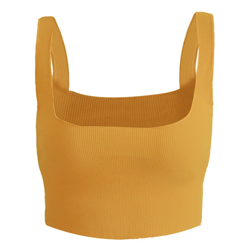 Женская Трикотажная майка F & U модная пикантная с открытыми плечами для юбки или