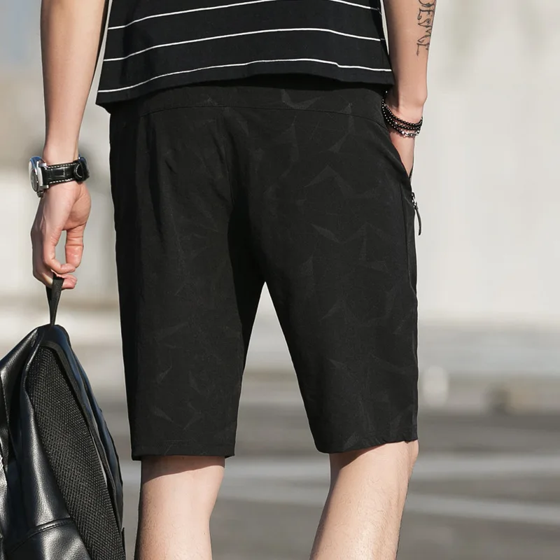 

Fast Drying Shorts Men Nice Vogue Casual Men Shorts Knee Length Midi Short Leisure Fitness Shorts Plus Size Male Clothes