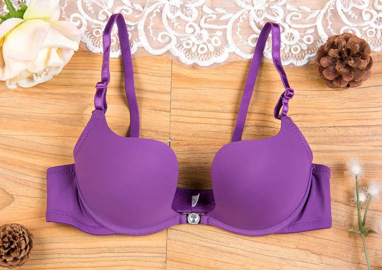 Сексуальный черный бюстгальтер с глубоким u образным вырезом однотонный низкой