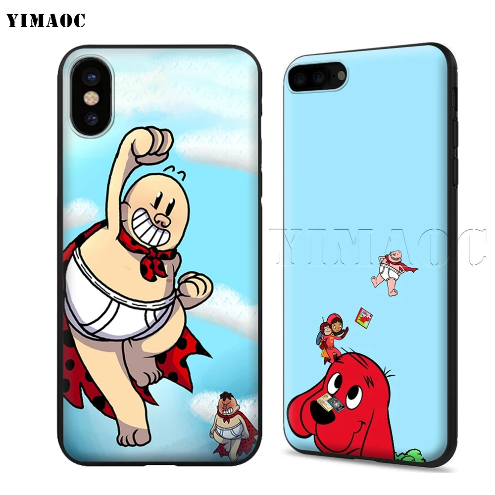 YIMAOC Captain Underpants Soft Case for Apple iPhone SE 2020 5 5s 6 6s 7 8 Plus XR X Xs 11 12 Pro Max mini | Мобильные телефоны и