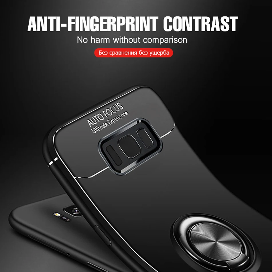 Ring Case For Oneplus 6T Silicone Soft Cover 7 Magnetic Holder Stand Coque One Plus 6 1+7 |
