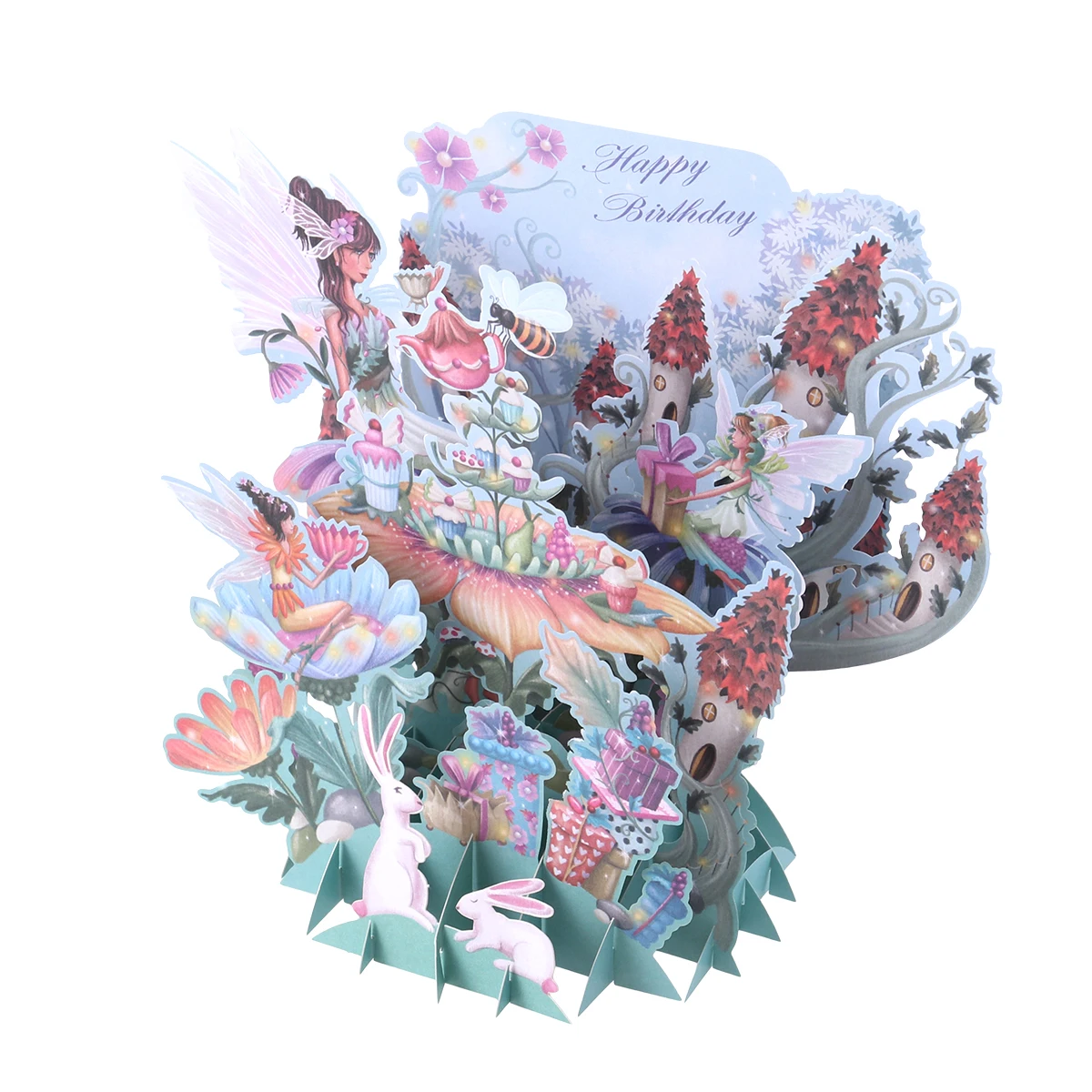 NICEXMAS 3D всплывающие открытки Красивые нежные бумажные открытки на день рождения поздравительные открытки Подарочные открытки на Рождество юбилей