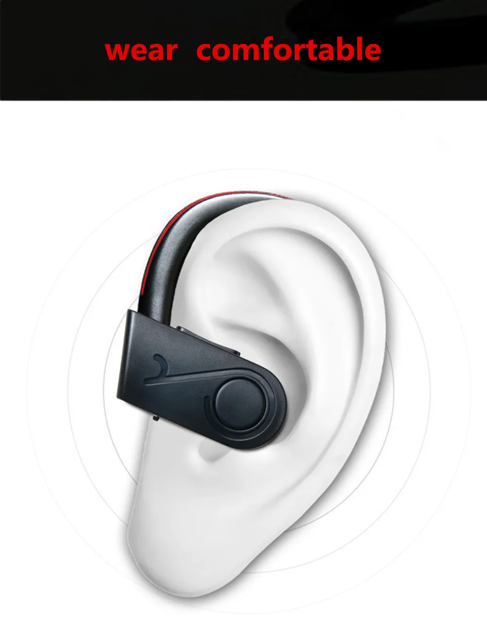 Водонепроницаемые беспроводные наушники с пламенем, Bluetooth спортивные наушники с шумоподавлением, гарнитура с микрофоном для iPone X для Xiaomi Andriod