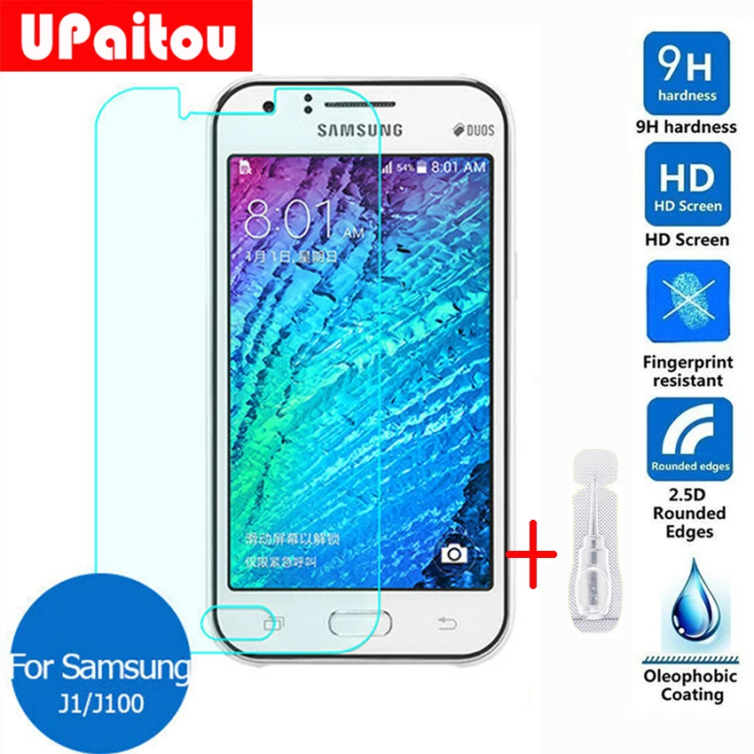 Закаленное стекло UPaitou для Samsung GALAXY J1 защитная пленка 2 5 9h J100 Duos J100F J100FN J100VPP J100H