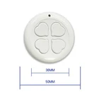 Круглый дизайн 1 2 3 4CH радиочастотный передатчик беспроводной пульт дистанционного управления, код обучения