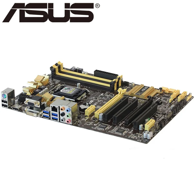 Asus Z87-C настольная материнская плата Z87 Socket LGA 1150 i3 i5 i7 DDR3 32G ATX UEFI биос оригинальная б/у материнская плата горячая распродажа