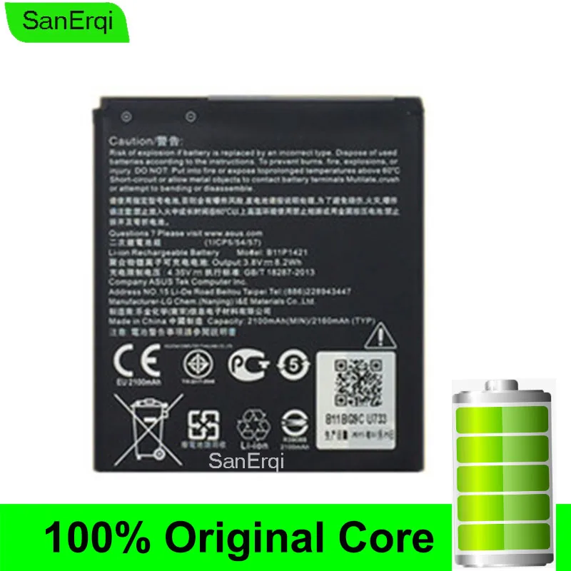 Аккумулятор для Asus ZenFone C ZC451CG Z007 B11P1421 батареи 2100 мАч SanErqi|battery for|batterie 2100mah2100mah battery |