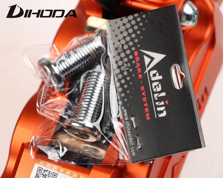 Мотоцикл универсальная модификация четыре поршневые ADL-7 HF6/F101 тормозные суппорты ДЛЯ BWS RSZ CNC задние тормозные детали мотоцикла