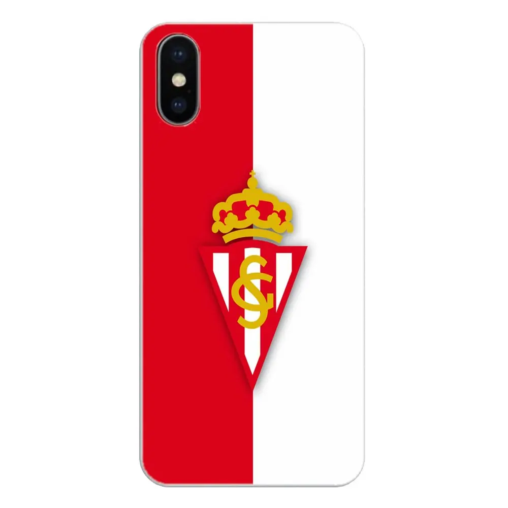 sporting gijon logo Anciana Fans Club Silicone Phone Cases Cover For Samsung Galaxy Note 8 9 S9 S10 A8 A9 Star Lite Plus A6S A9S |