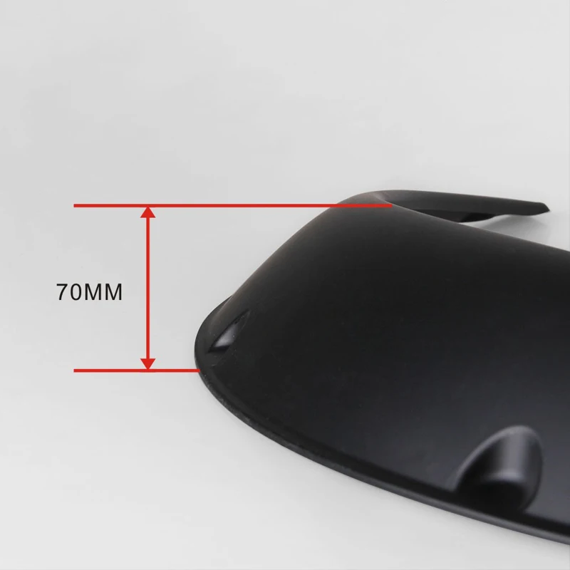 

4 PCS Black Universal Fender Flares Exterior Car Refitting Flexible Durable Polyurethane Auto Car Body Kit Car Accessory 50/70mm