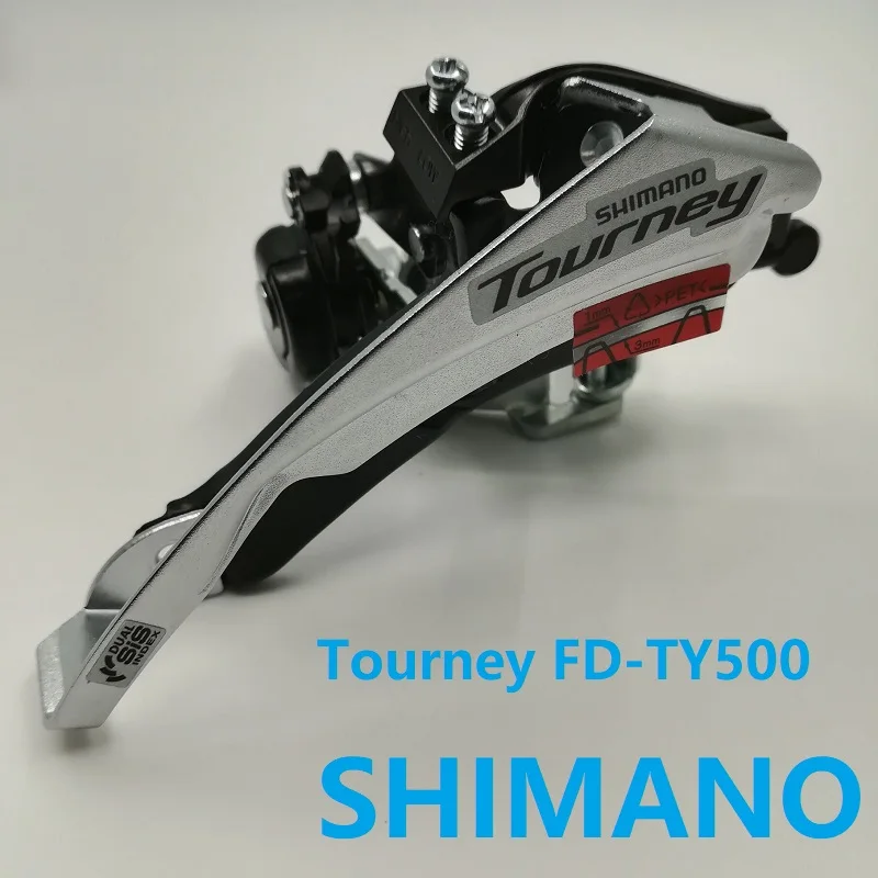 Оригинальный Новый Shimano Tourney FD TY500 3 Скорость передний переключатель максимум 42