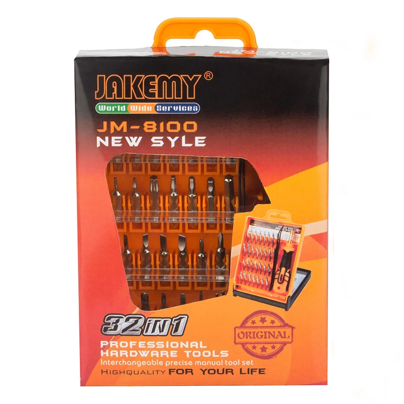 Jakemy Набор прецизионных магнитных отверток Parafusadeira Tournevis Инструменты для ремонта компьютера смартфона отвертка