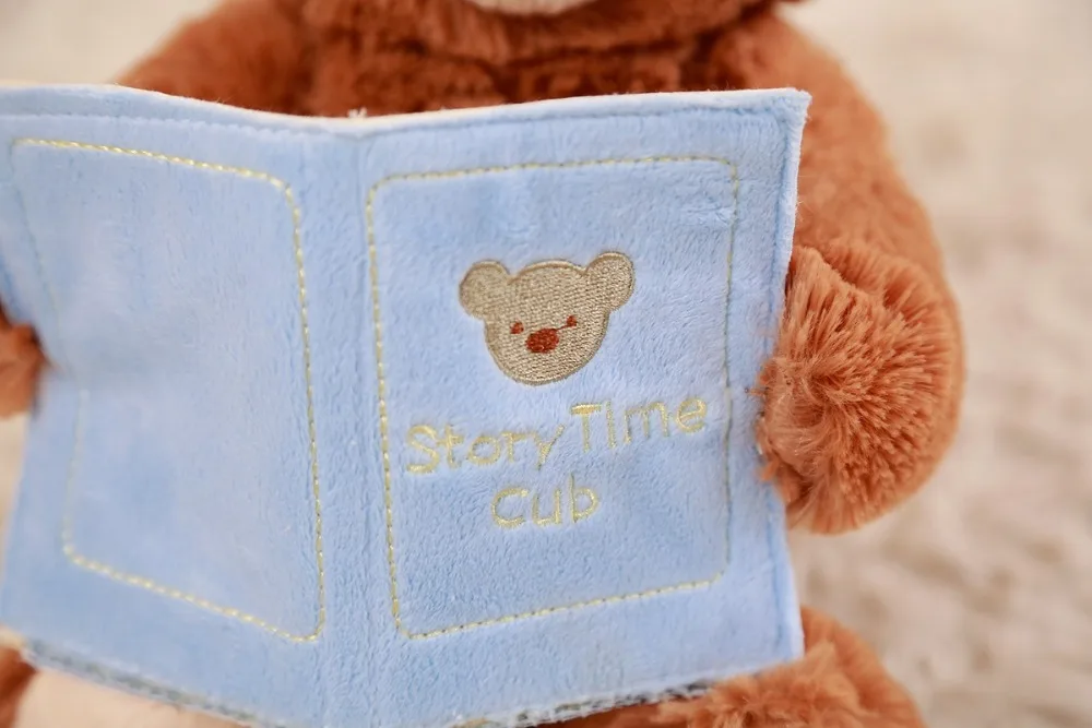 1 шт. 30 см Peek a boo Story time Медвежонок прекрасный мягкий наполнитель электрические игрушки плюшевый медведь образовательная Интерактивная Детская подарок на день рождения