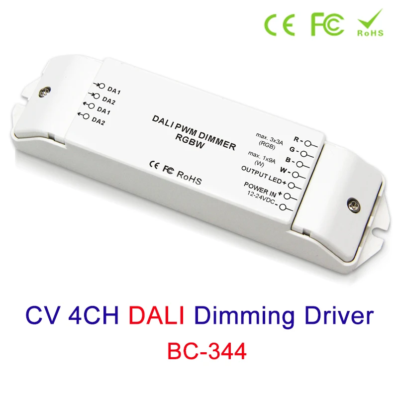 Новинка четырехканальная Светодиодная лампа DALI с CV светодиодный драйвер RGBW RGB:3A/CH