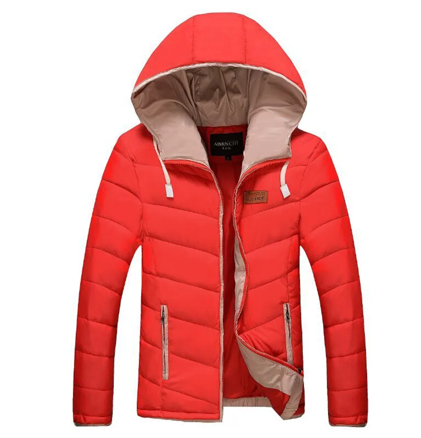 2015 Новое Прибытие Мужчины Пуховик Бренд Зима Пальто Новый С Капюшоном Вниз