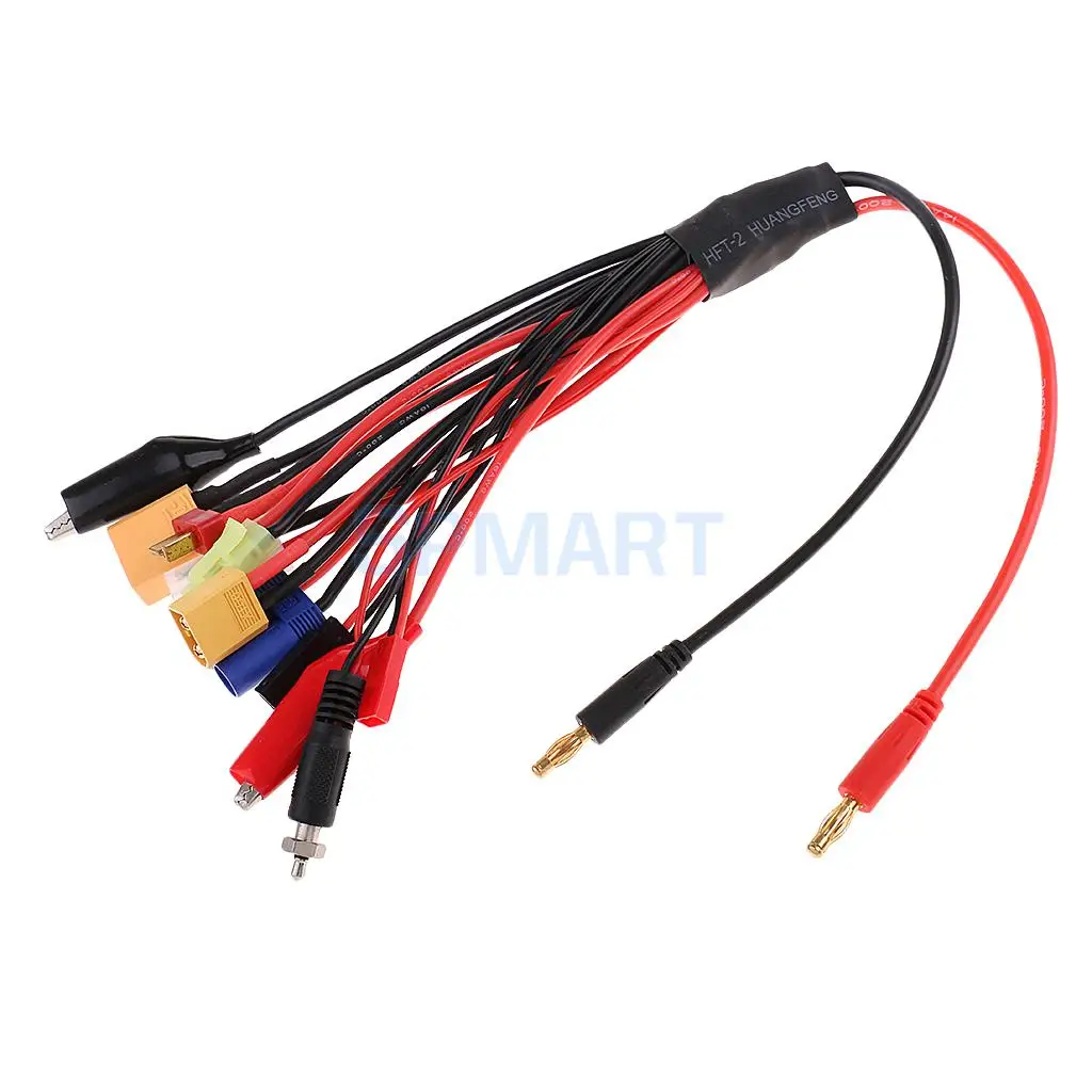Многофункциональный зарядный кабель 10 в 1 XT60 XT90 T Plug EC5 JST JR штекер адаптер