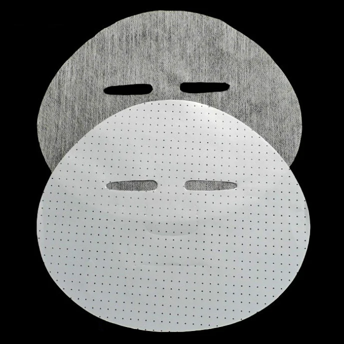 100 шт./лот сухой Шелковая Маска невидимая маска для лица DIY 2 слоя | Красота и