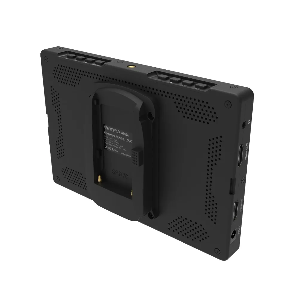 Feelworld Мастер 2018 Новая серия MA7 7-дюймовый монитор на камеру 1920x1200 4K HDMI вход/выход для стабилизаторов Zhiyun Crane 2 цифровых зеркальных фотокамер.