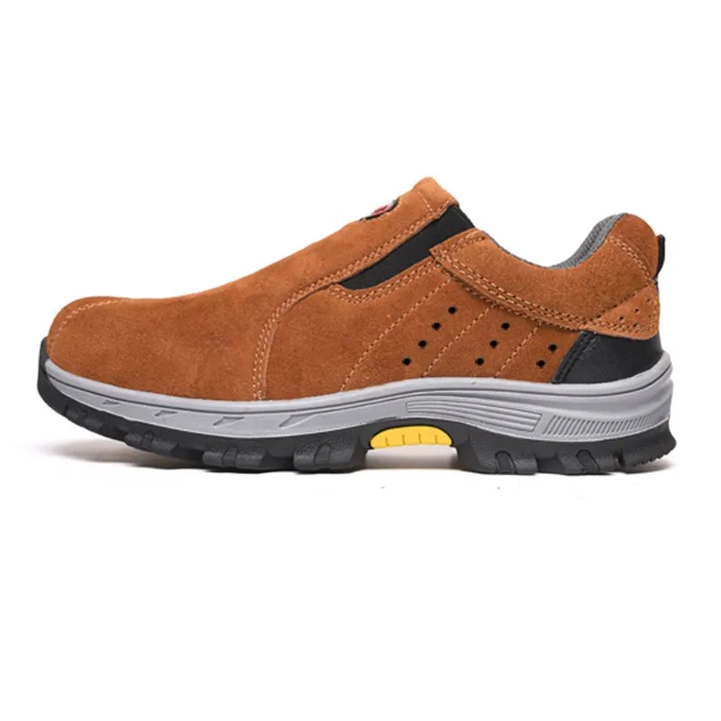Autumn Safety Work Shoes for Men Steel To Cap Crashproof Boots Seed Mesh Lining Breathable Puncture Proof Inside Sole Sneakers | Обувь