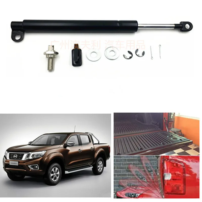 Для Nissan Navara NP300 D23 2015 2016 2017 2018 пикап из нержавеющей стали задние ворота замедляющий