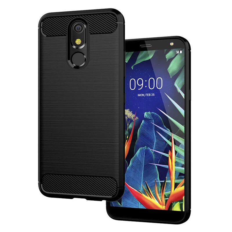 Esobest V50 ThinQ чехол из углеродного волокна с матовой текстурой для LG K40 K50 Q60 K12 PLUS ТПУ