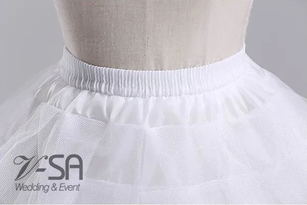 Детская нижняя юбка в наличии трехслойная белая короткая юбка-подъюбник с