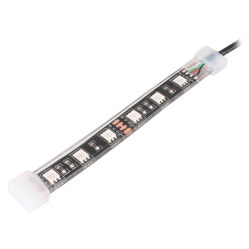 

8pcs For Car ATV RGB LED Strips Remote Multi Color Under Glow Neo Light 7 Colors