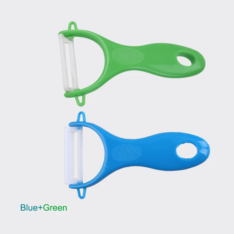 Blue Green Картофелечистка резак для овощей керамическая фруктовая Овощечистка кухонные принадлежности гаджеты - Цвет: Blue Green