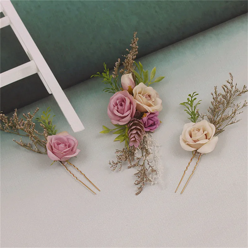 CC Weding ювелирные Заколки Для Волос Гребни 3 шт. свадебные аксессуары для подружек