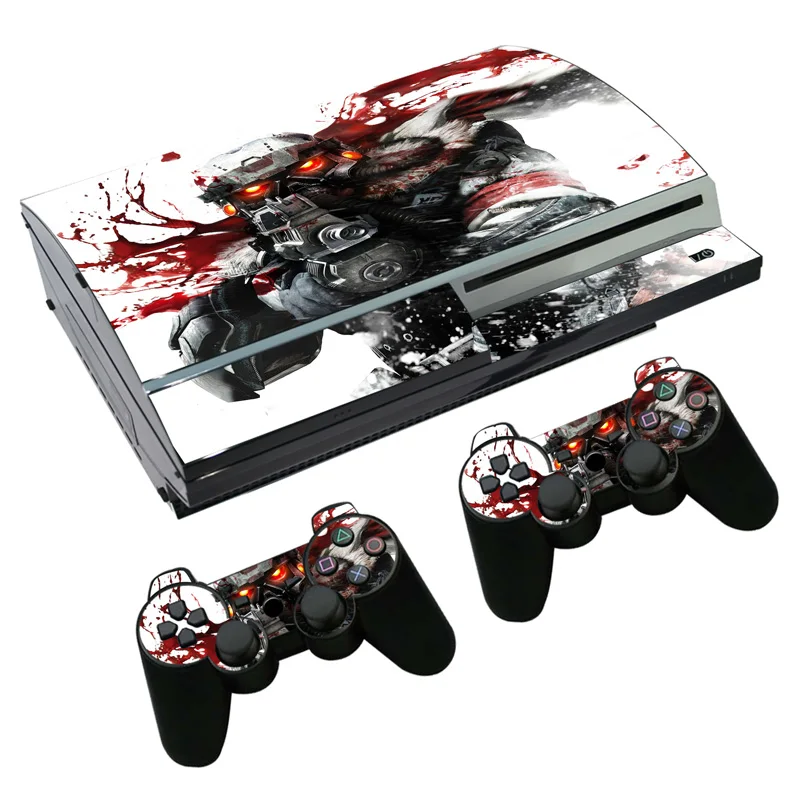 Наклейка Killzone 3 для PS3 Fat PlayStation консоль и контроллеры Skins виниловая
