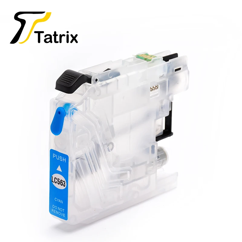 Tatrix для Brother LC563 многоразовый картридж принтера|refill ink for brother|ink cartridgerefillable cartridges |