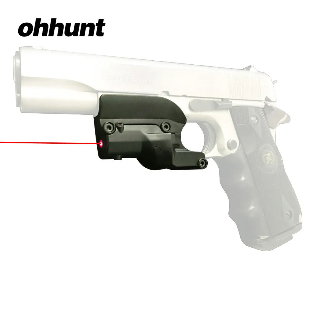 Тактический охотничий прицел ohhunt 5 мВт Красный лазерный с красной точкой для