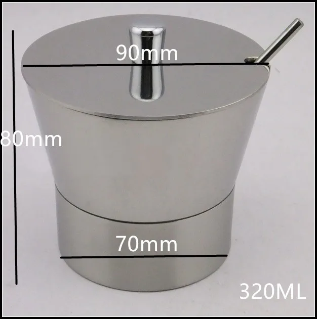 Сахарная чаша из нержавеющей стали с крышкой и сахарной ложкой для дома y