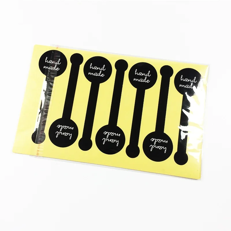 70 шт./лот черные стикеры ручной работы винтажные этикетки наклейки сделай сам