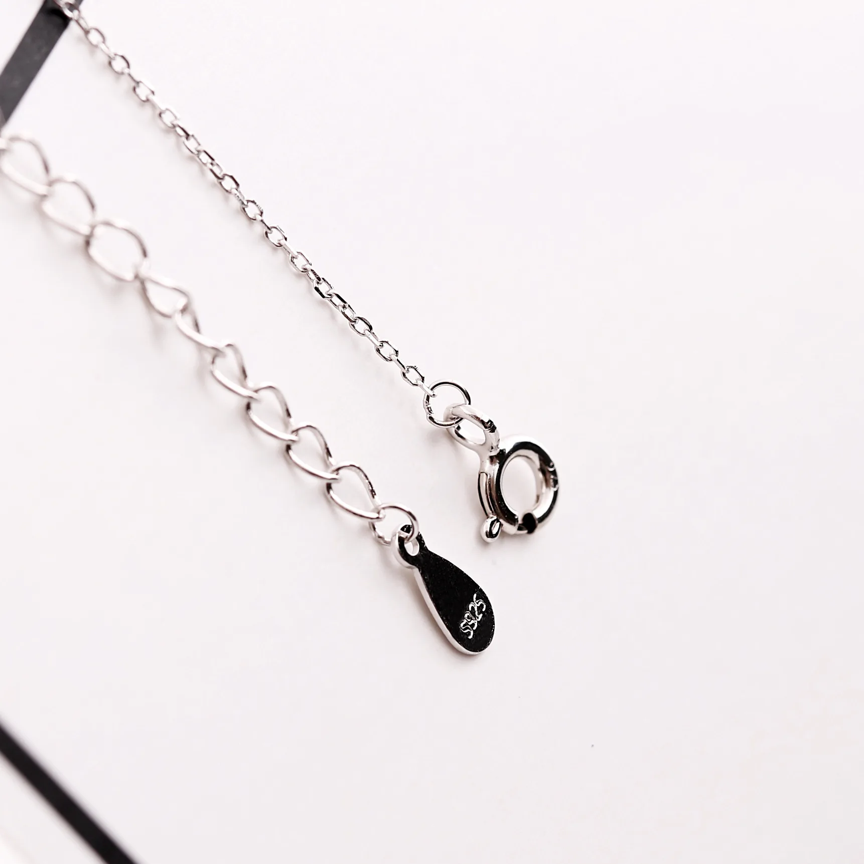 Женское Ожерелье с кулоном русалка из серебра 100% пробы|necklace women|cz necklacechain pendant |