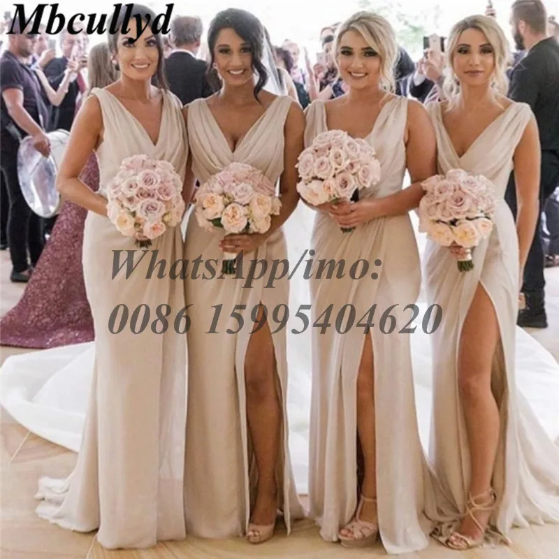 Женское платье Русалочка Mbcullyd шифоновое с треугольным вырезом 2019|Платья подруги