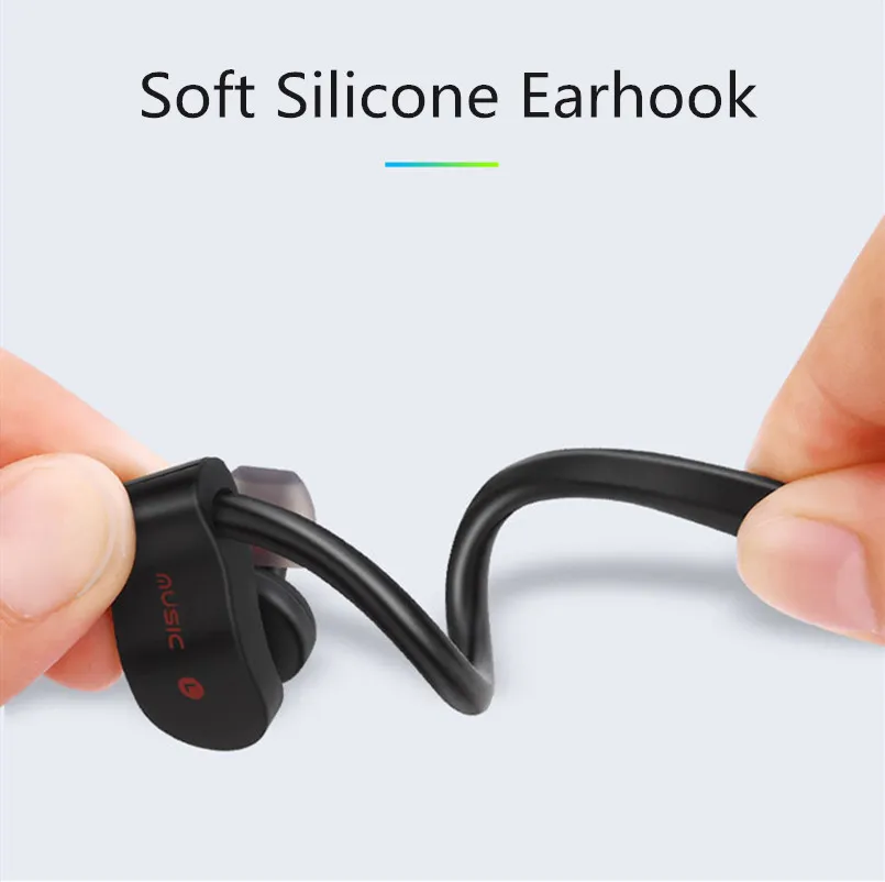 JQAIQ Беспроводные наушники с защитой от пота Bluetooth спортивные микрофоном