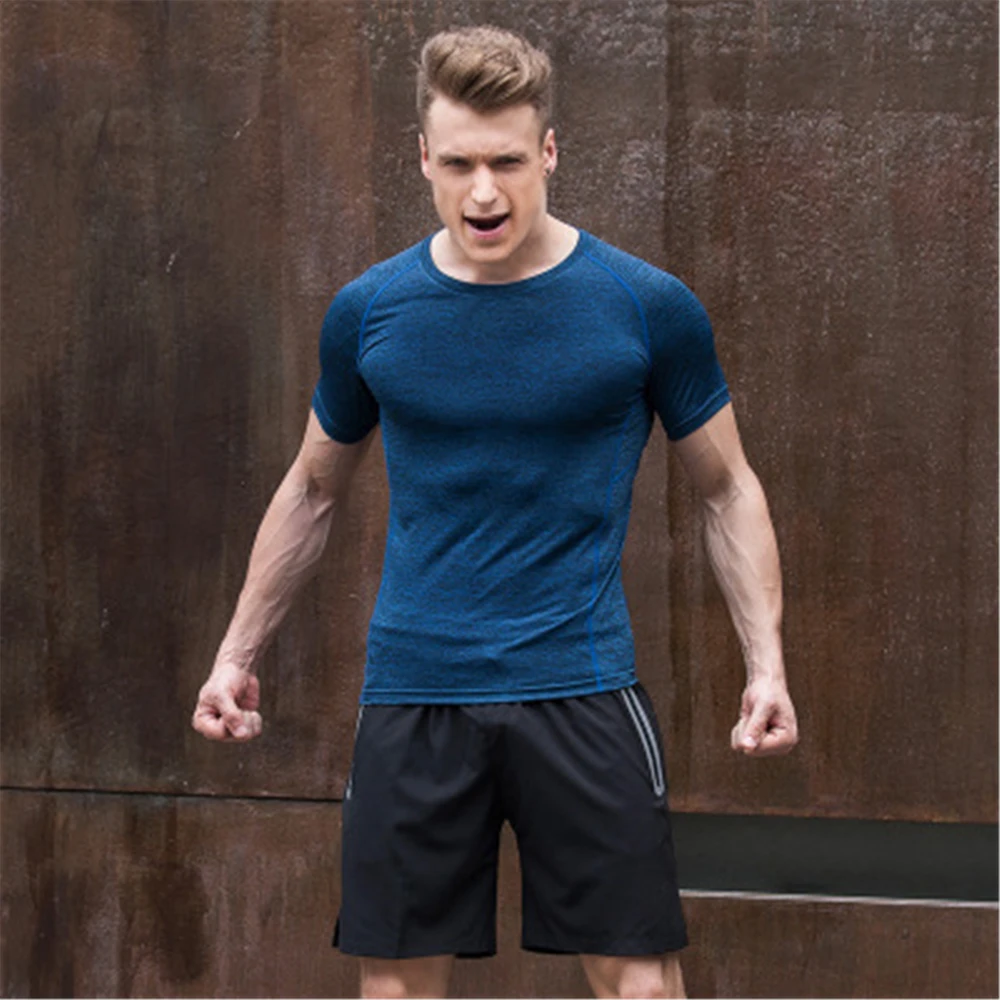 Мужские спортивные костюмы комплекты для фитнеса тренажерного зала спортивная