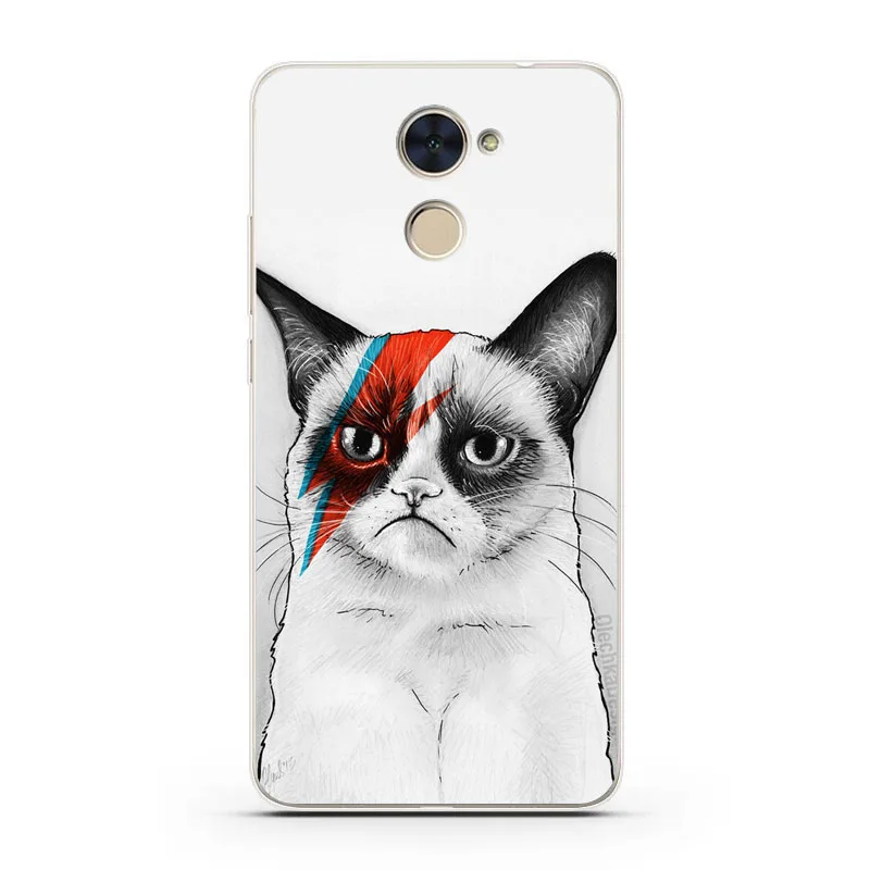 Huawei y7 Case Silicon beautiful Cartoon Animal Painting Soft TPU Back Cover for prime Phone fitted shell |