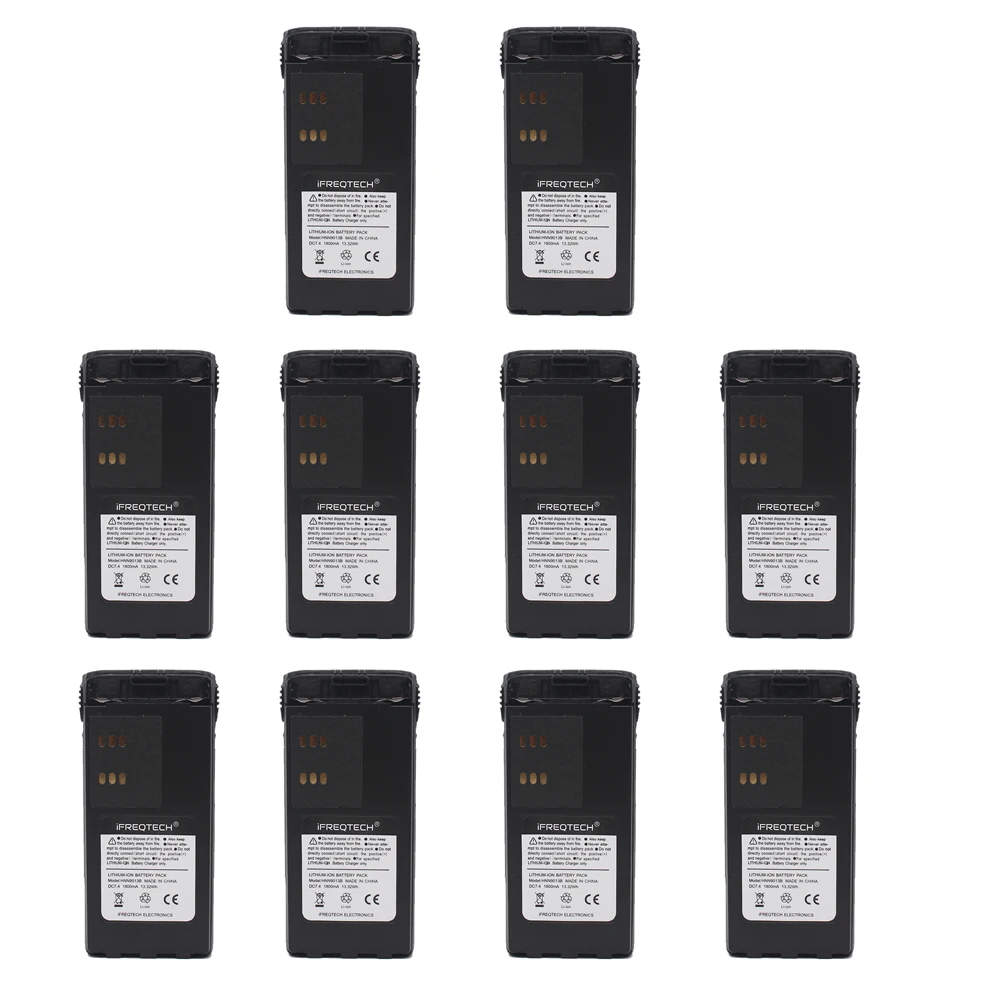 10 шт. HNN9013D HNN9013 1800 мА/ч литий ионный аккумулятор для MOTOROLA радио GP340 GP380 GP680 HT1250 HT750 GP328