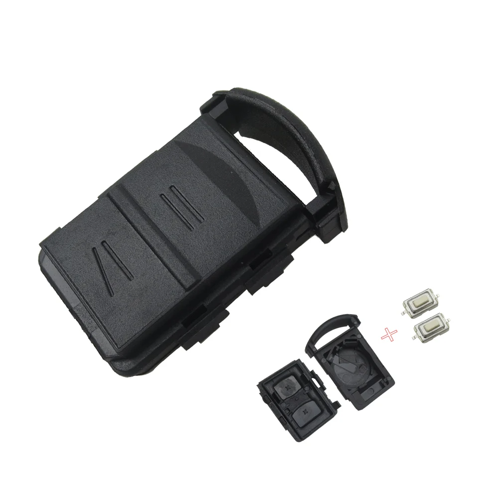 OkeyTech для Vauxhall Opel Corsa Agila Meriva Combo 2 кнопки дистанционного ключа автомобиля оболочки чехол Fob& 2 микро переключатель держатель батареи