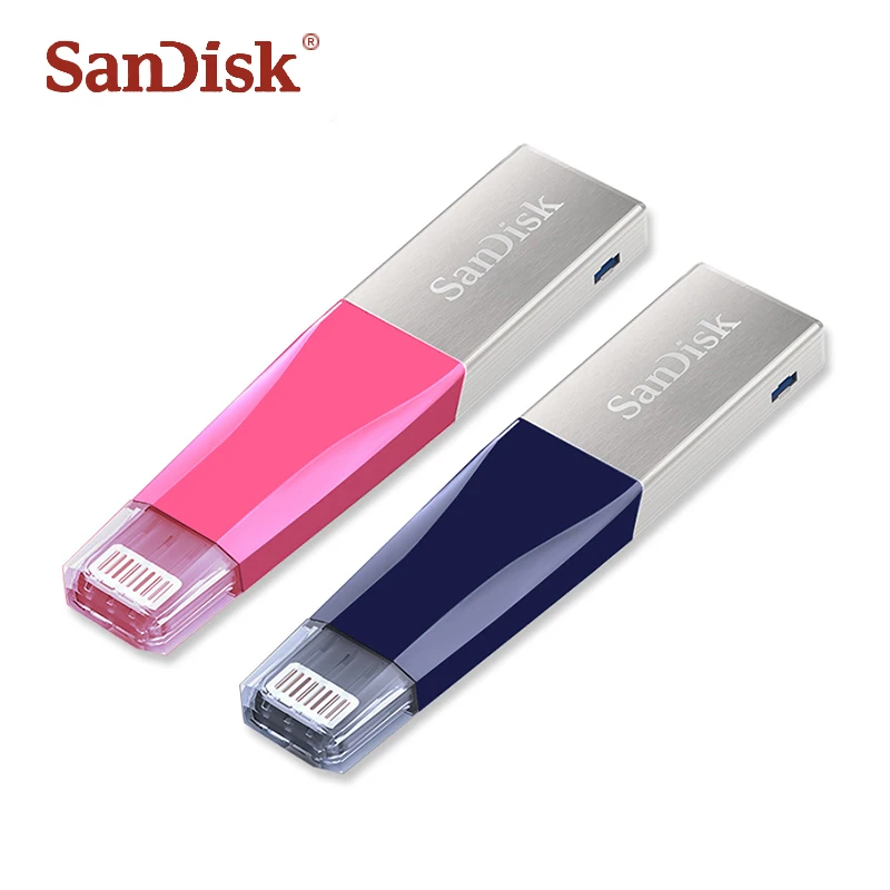 Sandisk iXPand OTG флеш накопитель USB 3 0 64 Гб разъём Lightning металлический u диск карта памяти
