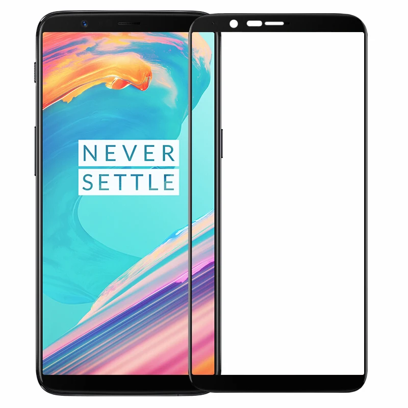 Полное покрытие закаленное стекло протектор экрана для Oneplus 5 5T 6 небьющееся