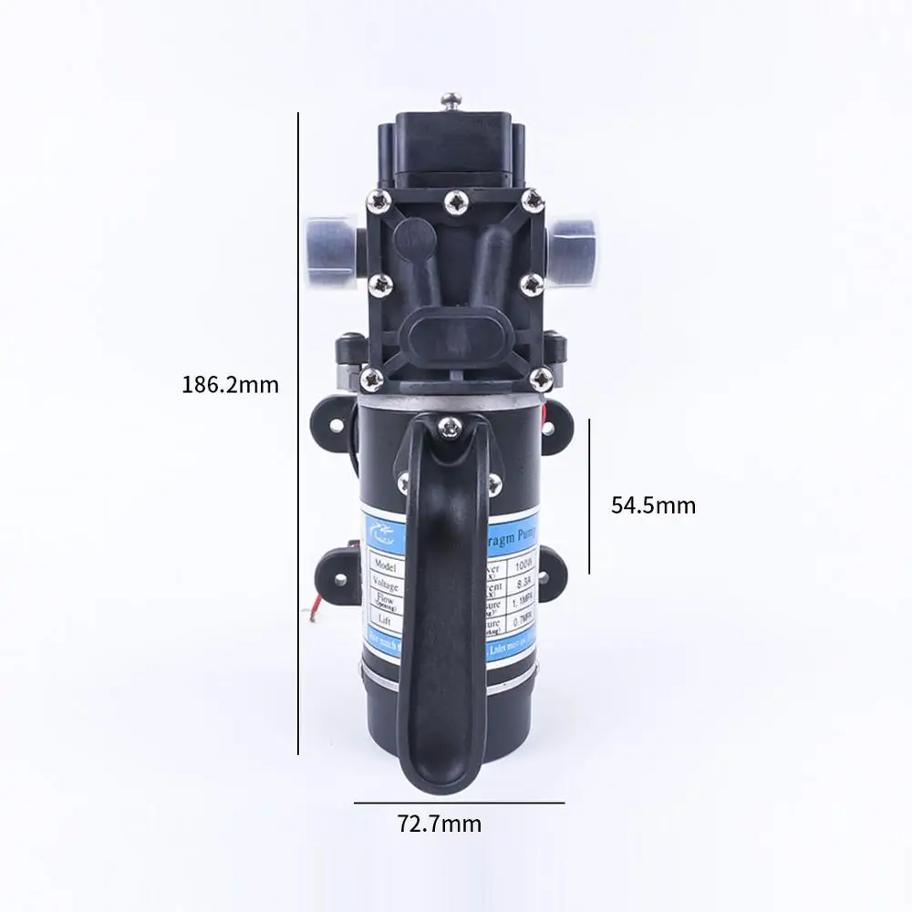 Фото DC 12V 130PIS 100W 8L/Min высококачественный Миниатюрный Мембранный самовсасывающий насос DC 12V 130PIS 100W 8L/Min высококачественный Миниатюрный Мембранный самовсасывающий насос