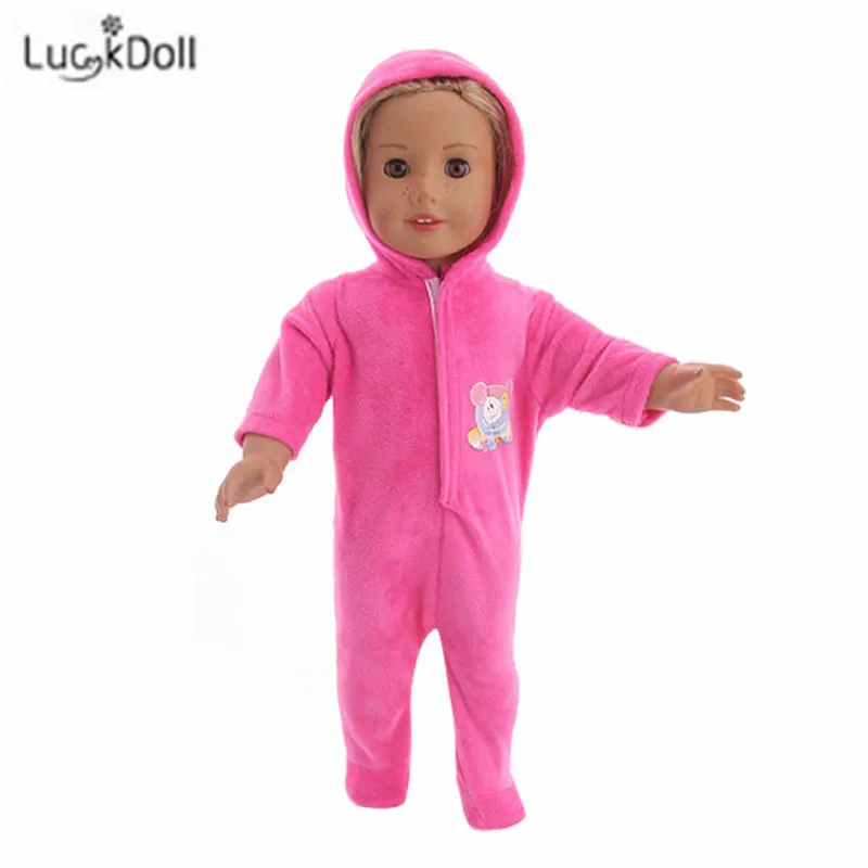 LUCKDOLL Новые Модные Симпатичные пижамы для 18-дюймовые американские куклы и 43 см для ухода за ребенком для мам аксессуары для кукол, чтобы дать детям самый лучший подарок