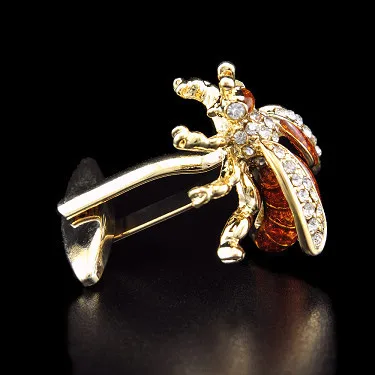 Мужские Запонки SPARTA с золотым покрытием и австрийскими стразами Бесплатная