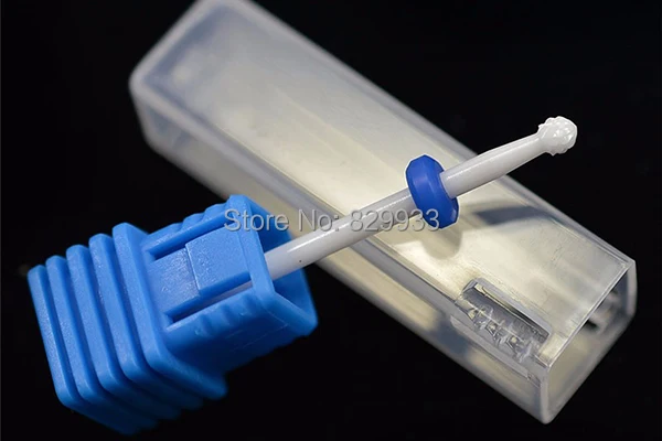 1PC Medium White Ceramic Nail Drill Bits Art Salon Chiropody Podiatry Manicure Pedicure Cuticle Clean Polisher Tools | Красота и