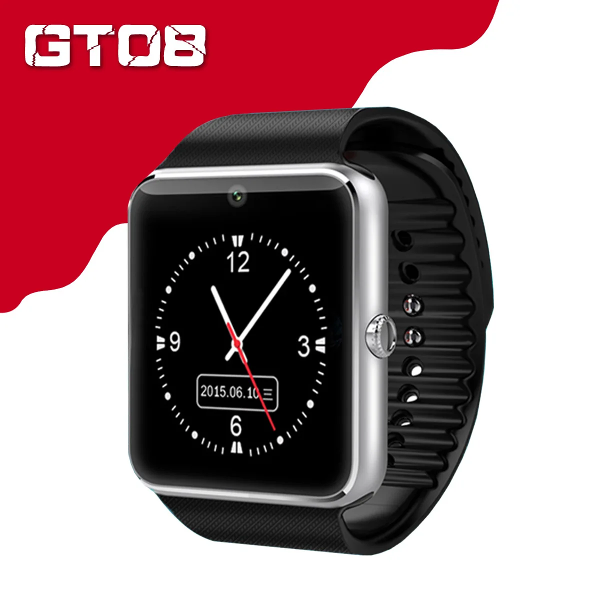 GT08 умные часы с поддержкой Bluetooth для смартфонов на Android слот sim карты NFC Health Watchs в